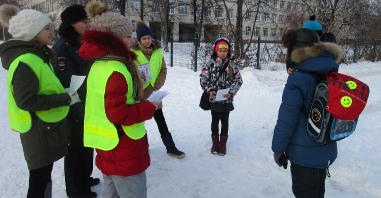 «Пешеход, на переход!» акция в Новосибирске