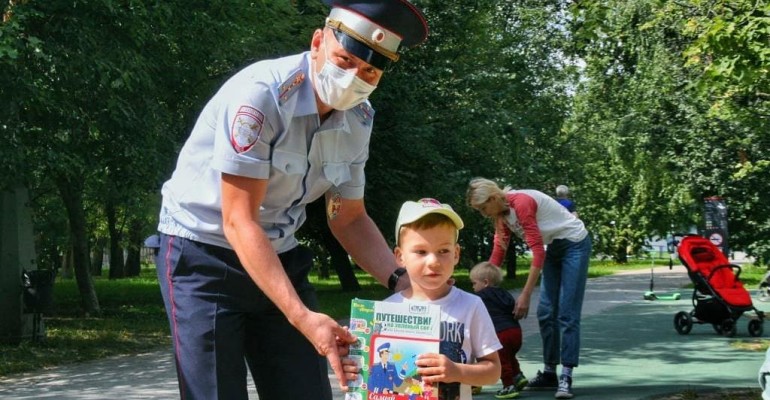 Акция безопасности дорожного движения состоялась на Юго-Западе столицы  