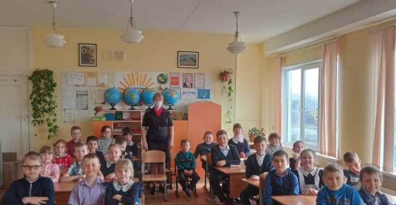 «Урок мужества» прошёл для школьников Новосибирского района