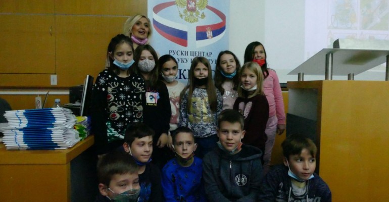 Фотоотчёт с занятий “Международной школы юного пешехода” в Сербии