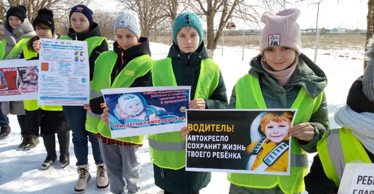 ЮИДовцы Дона стали участниками акции «Живая стена «Автокресло – детям!»